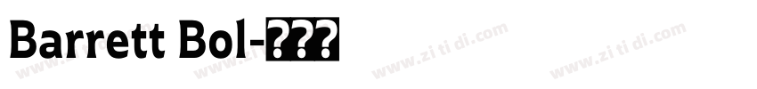 Barrett Bol字体转换